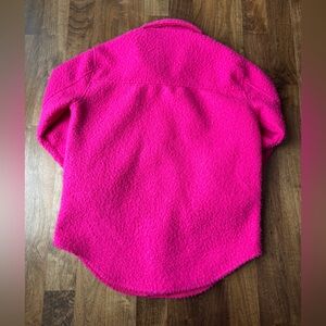 RD Style Pink Fuzzy Shacket